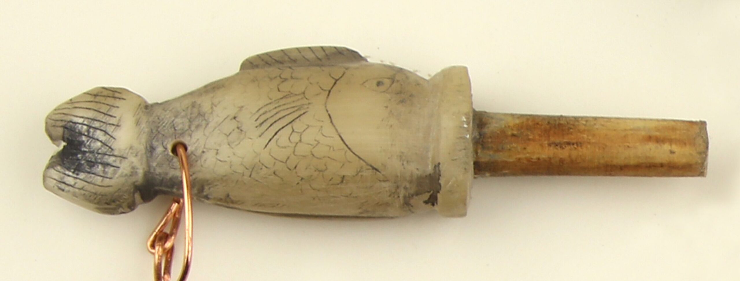 Fishing Themed Powder Horn & Bait Horn Set by Albert Emanuel